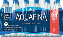 Aquafina 24 pk. 16.9 oz. Purified Bottled Water product image.