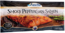 Aqua Star 1.25 lb. Smoky Peppercorn Salmon Fillets product image.