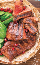 Willamette Valley Beef Flat Iron Steaks product image.