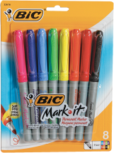 Avery 6 pk. Dry Erase Markers or Bic or Sharpie 8 pk. Permanent Markers product image.
