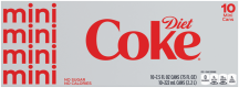 Coke 10 pk. 7.5 oz. Cans Select Varieties product image.
