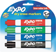 Expo 4 pk. Dry Erase Markers product image.