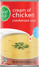 Food Club 26 oz. Cream Soup or 16 oz. Select Varieties product image.
