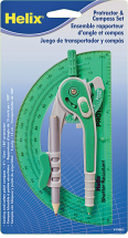 Avery Sheet Protectors or Helix Protractor & Compass Set product image.