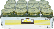 pint wide mouth jars product image.