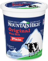 Yoghurt product image.