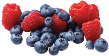 Blueberries or Raspberries product image.