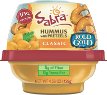 4.56 oz Sabra Hummus & Pretzel Snacks product image.