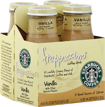 Lipton 12 pk. 16.9 oz. Tea, 6 pk. 18.5 oz. Pure Leaf, Starbucks 4 pk. 9.5 oz. Frappuccino or 4 pk. 6.5 oz. Doubleshot Select Varieties Beverages product image.