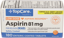 Aspirin 81 mg product image.
