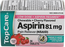 Aspirin product image.