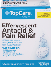 Antacid & Pain Relief product image.
