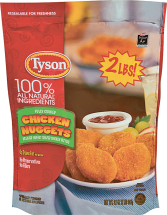Tyson 25-32 oz. Select Varieties Breaded Chicken product image.