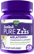 pure zzzs dietary supplement product image.