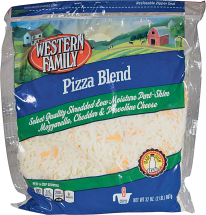 Western Family 32 oz. Select Varieties Shredded Cheese product image.