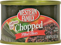 Western Family 2.25 oz. Select Varieties Olives product image.